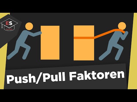 Push- und Pullfaktoren Migration - Push-Pull-Modell - Push- und Pullfaktoren einfach erklärt!